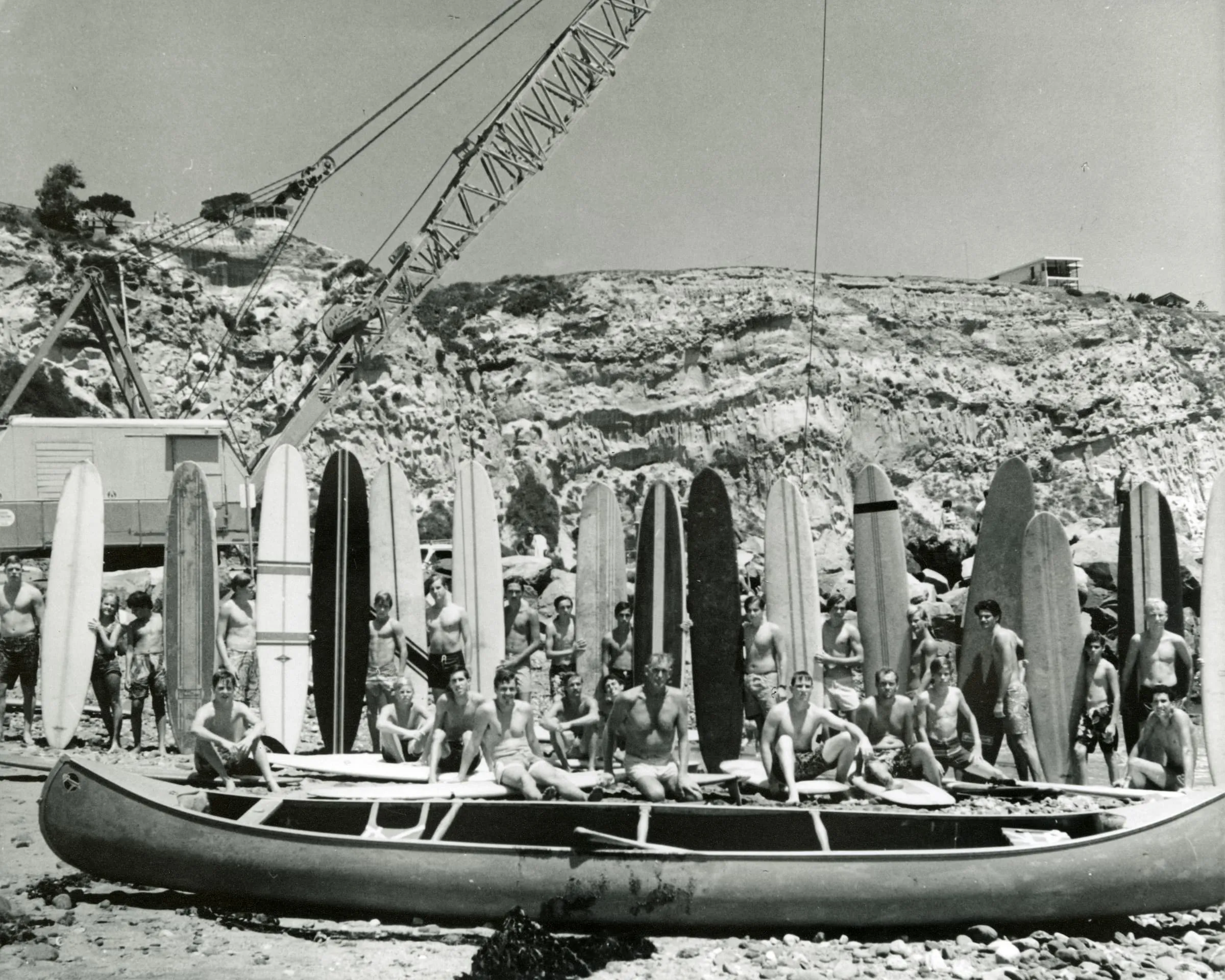Historic coastal image from Dana Point