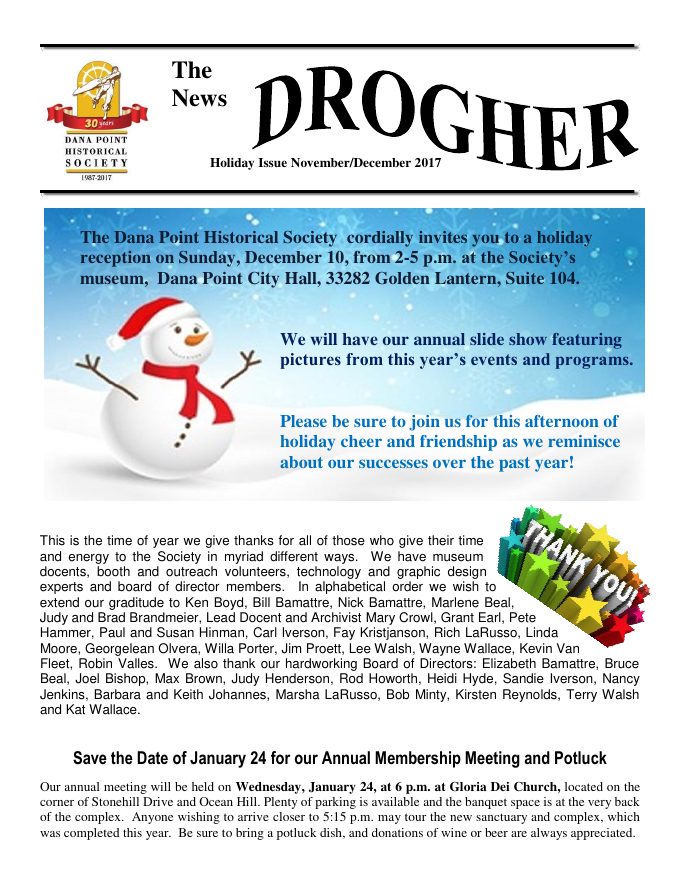 Cover of Drogher: Holiday 2017