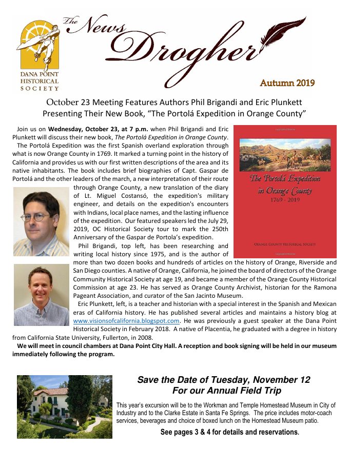 Cover of Drogher: Autumn 2019