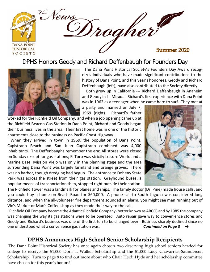 Cover of Drogher: Summer 2020