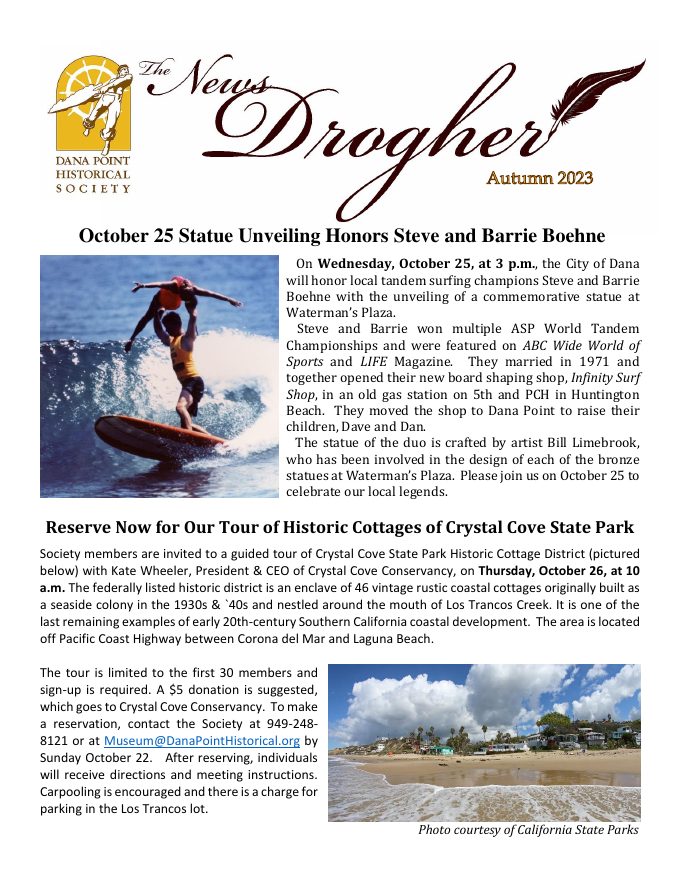 Cover of Drogher: Autumn 2023